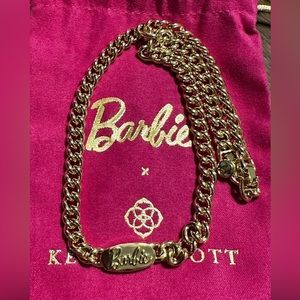 Barbie™M × Kendra Scott Chain Necklace in
Gold. EUC